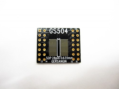 [GS504] SOP 28 - 0.635mm 변환기판 