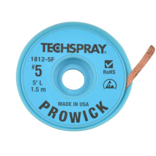 TECHSPRAY 솔더윅 1812-5F Pro-Wick 3.3mm*1.5M