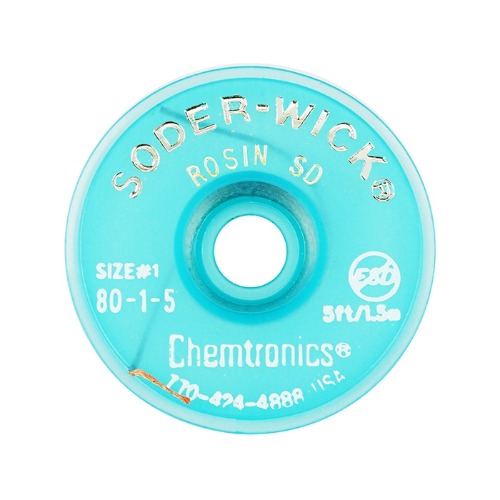 Chemtronics 80-1-5 솔더위크 0.9mm*1.5M