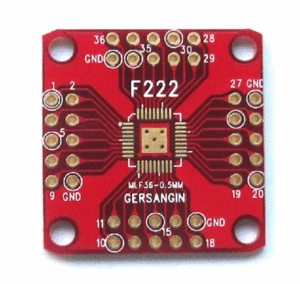 [F222] MLF 36 - 0.5MM 변환기판 