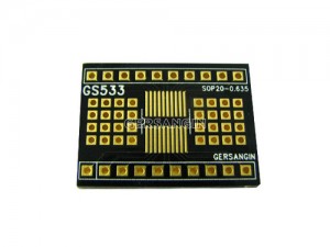 [GS533] SOP 20 - 0.635mm (600mil) 변환기판