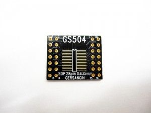 [GS504] SOP 28 - 0.635mm 변환기판 