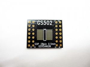 [GS502] SOP 28 - 0.5mm 변환기판 