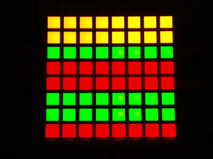[A458] Small 1.2&quot; 8x8 Bi-Color (Red/Green) Square LED Matrix