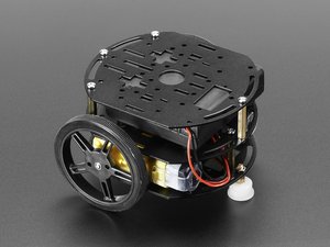 [A3244]Mini 3-Layer Round Robot Chassis Kit - 2WD with DC Motors
