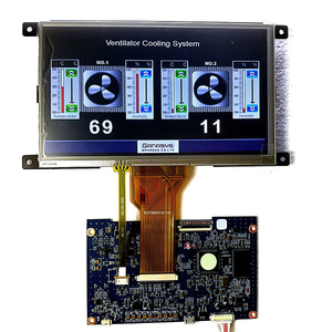 GL-70L-I (7인치 TFT LCD Control Board)/4선 저항막 방식 터치판넬 포함