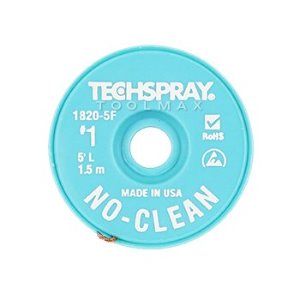 TECHSPRAY 솔더윅 1820-5F NO-CLEAN 0.9mm*1.5M