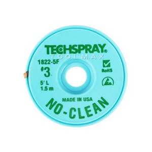 TECHSPRAY 솔더윅 1822-5F NO-CLEAN 1.9mm*1.5M