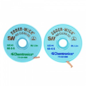 Chemtronics 60-3-5/60-4-5 솔더위크 1.5mm 2.8mm 2개 SET